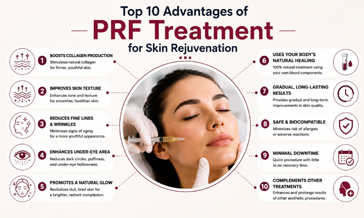 10 Benefits of PRF Treatment for Skin Rejuvenation